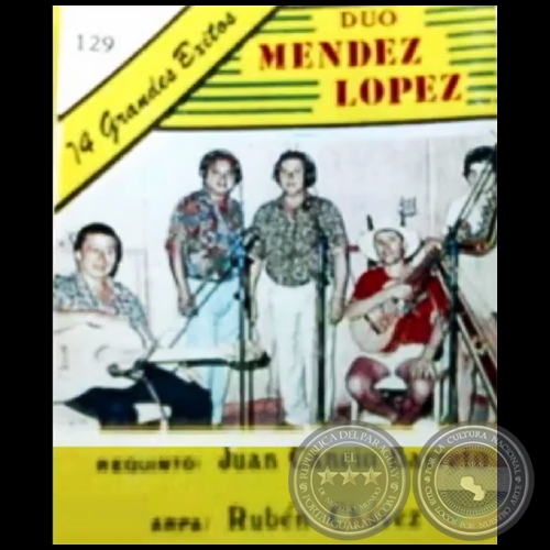 14 GRANDES ÉXITOS - DÚO MÉNDEZ LÓPEZ